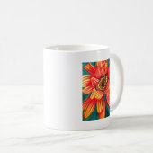 Gazania woestijnbloemkunst door Sacha Grossel Koffiemok (Voorkant rechts)