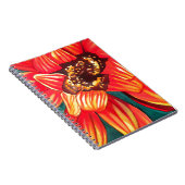 Gazania woestijnbloemkunst door Sacha Grossel Notitieboek (Rechterzijde)