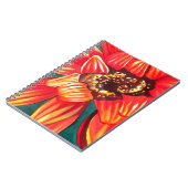 Gazania woestijnbloemkunst door Sacha Grossel Notitieboek (Linkerzijde)