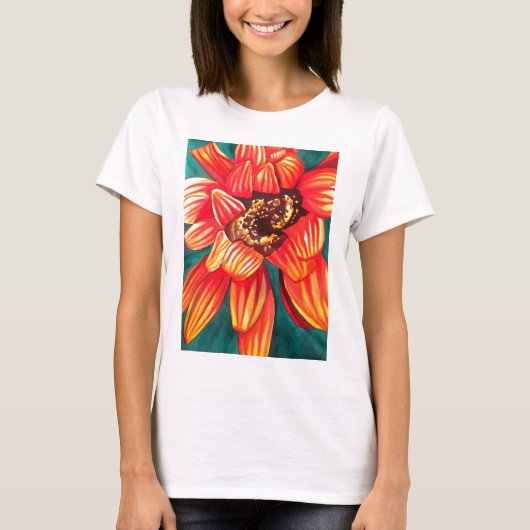Gazania woestijnbloemkunst door Sacha Grossel T-shirt (Voorkant)