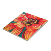 Gazania woestijnbloemkunst door Sacha Grossel Tegeltje (Zijkant)