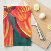 Gazania woestijnbloemkunst door Sacha Grossel Theedoek (Quarter Fold)