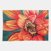 Gazania woestijnbloemkunst door Sacha Grossel Theedoek (Horizontaal)