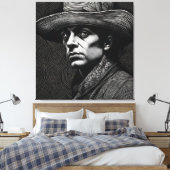 Gaze Canvas Afdruk (Insitu (Slaapkamer))