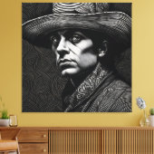Gaze Canvas Afdruk (Insitu (Woonkamer))