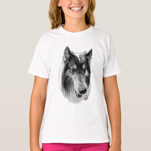 Gaze That Grounds – Collie T-shirt (Voorkant)