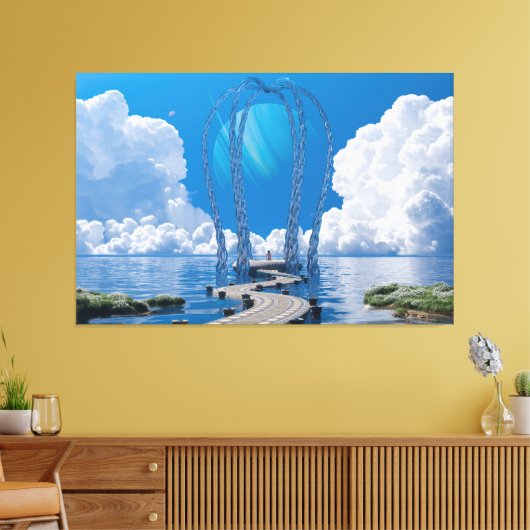 Gazebo (2026) canvas afdruk (Insitu (Woonkamer))