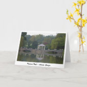 Gazebo bij het Park van Piemonte - Atlanta, GA Kaart (Gele Bloem)
