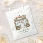 Gazebo Bloemen Rozen Bruiloft Favor Cake Bag Bedankzakje (Geknipt)