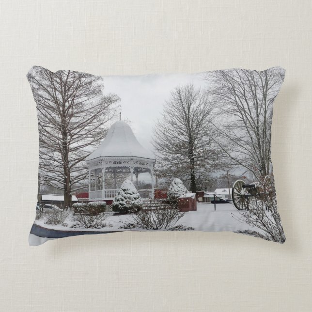 Gazebo en Cannon Accent Kussen (Voorkant)