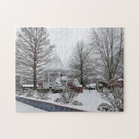 Gazebo en Cannon Legpuzzel (Horizontaal)