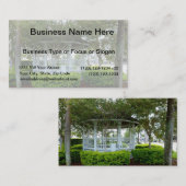 gazebo fort pierce florida visitekaartje (Voorkant / Achterkant)