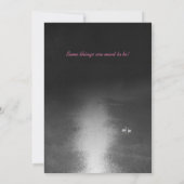 Gazebo Fuchsia Wedding Kaart (Achterkant)