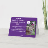 Gazebo in het Park Wenskaart Kaart (Achterkant)