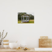 Gazebo in Old St. Joseph Cemetery, Florida Poster (Keuken)