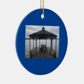 "GAZEBO IN the LAKE" CERAMIC ORNAMENT (Rechts)