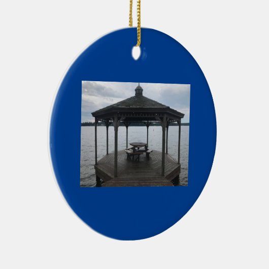 "GAZEBO IN the LAKE" CERAMIC ORNAMENT (Rechts)