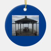 "GAZEBO IN the LAKE" CERAMIC ORNAMENT (Voorkant)