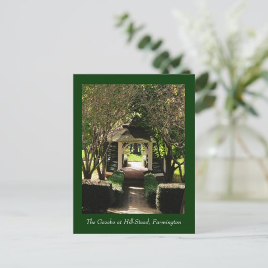 Gazebo op Hill-Stead Briefkaart (Staand voorkant)