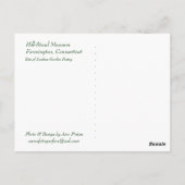 Gazebo op Hill-Stead Briefkaart (Achterkant)