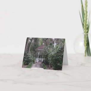 Gazebo Photo Folded Note Kaart