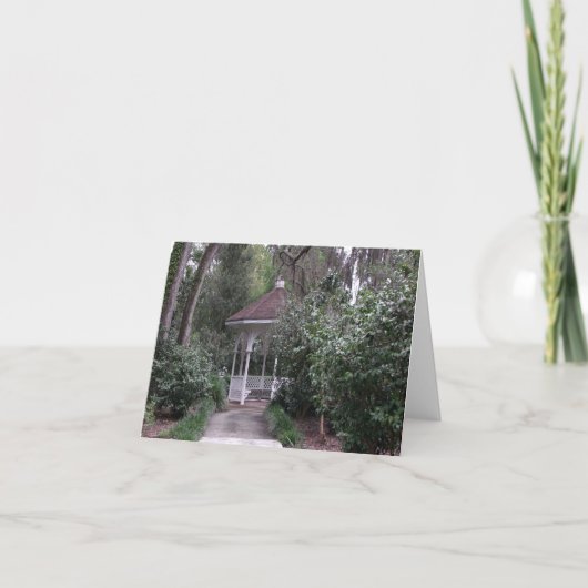 Gazebo Photo Folded Note Kaart (Voorkant)