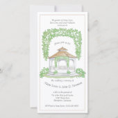 Gazebo Wedding Uitnodiging (Voorkant)