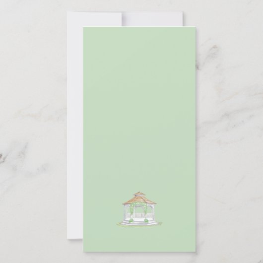 Gazebo Wedding Uitnodiging (Achterkant)