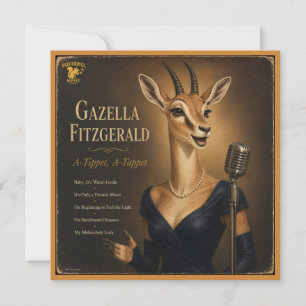 Gazella Fitzgerald Album: een Parodie Notitiekaartje