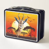 gazelle afrikaanse antilope wild dier (Voorkant)