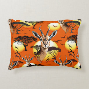 gazelle afrikaanse antilope wild dier accent kussen