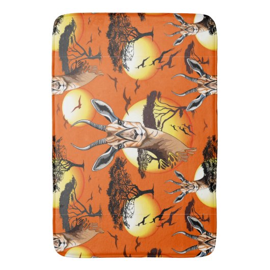 gazelle afrikaanse antilope wild dier badmat (Voorkant Verticaal)