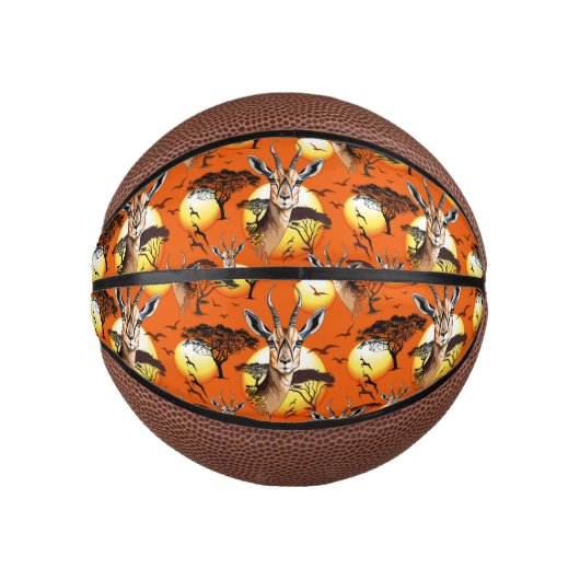 gazelle afrikaanse antilope wild dier basketbal (Voorkant)