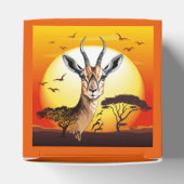 gazelle afrikaanse antilope wild dier bedankdoosjes (Bovenkant)