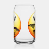 gazelle afrikaanse antilope wild dier blikvorm glas (Rechts)