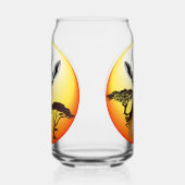 gazelle afrikaanse antilope wild dier blikvorm glas (Links)