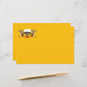 gazelle afrikaanse antilope wild dier briefpapier