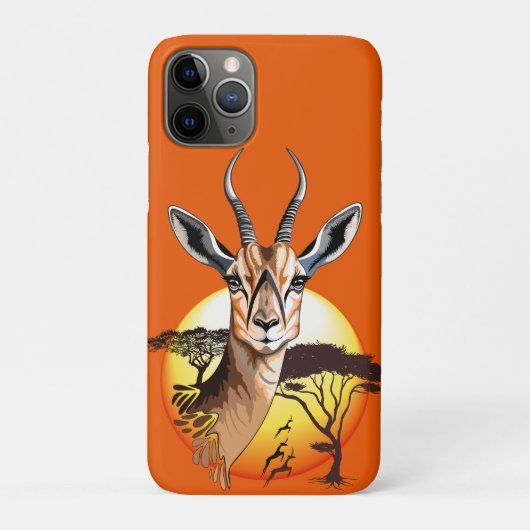 gazelle afrikaanse antilope wild dier Case-Mate iPhone case (Achterkant)