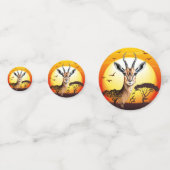 gazelle afrikaanse antilope wild dier confetti (Voorkanten)