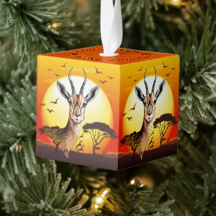 gazelle afrikaanse antilope wild dier decoratie