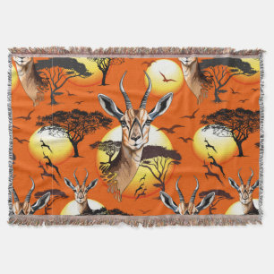 gazelle afrikaanse antilope wild dier deken