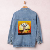 gazelle afrikaanse antilope wild dier denim jacket (Hangar)