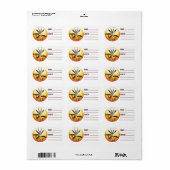 gazelle afrikaanse antilope wild dier etiket (Full Sheet)