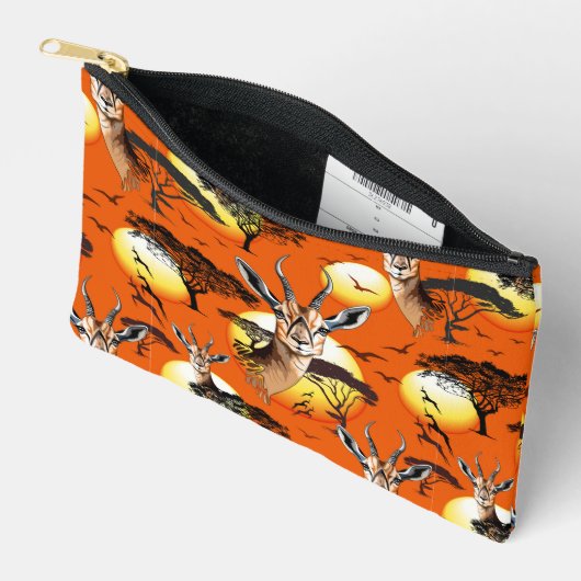 gazelle afrikaanse antilope wild dier etui (Open)