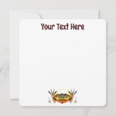 gazelle afrikaanse antilope wild dier feestdagenkaart (Achterkant)