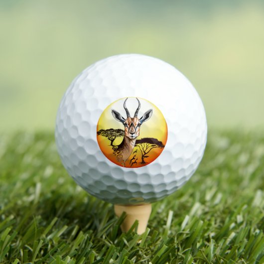 gazelle afrikaanse antilope wild dier golfballen (Insitu Shirt)