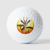 gazelle afrikaanse antilope wild dier golfballen (Voorkant)