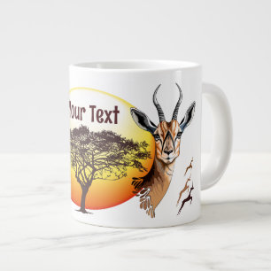 gazelle afrikaanse antilope wild dier grote koffiekop