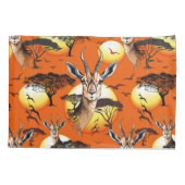 gazelle afrikaanse antilope wild dier kussensloop (Achterkant)