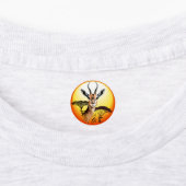 gazelle afrikaanse antilope wild dier labels (Aangebracht)